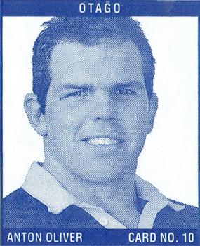 1998 Meadow Fresh Milk South Island Stars of Rugby #10 Anton Oliver Front